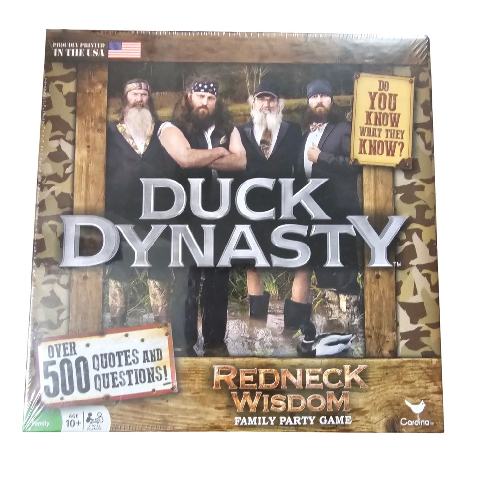 Duck Dynasty Redneck Wisdom Family Party Game Cardinal New Sealed